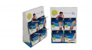 EXPOSITOR BALCÃO EM CARTÃO CANELADO 4MM - ORTOMEDIFAR